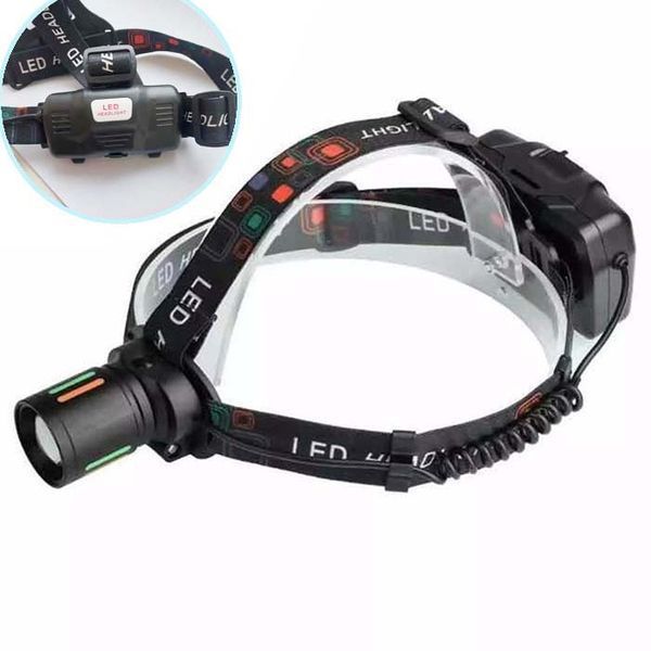 Ліхтар налобний night vision fluorescence W668-TG, 2x18650, ЗП Type-C, zoom, Box 66821 фото