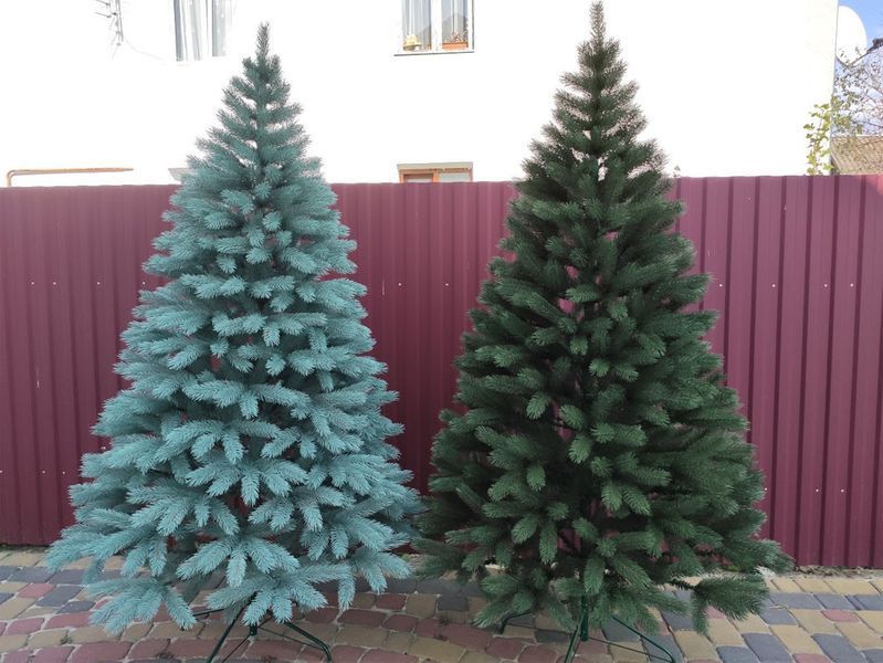 Ялинка штучна лита Буковельська 1.5м, зелена 150 фото