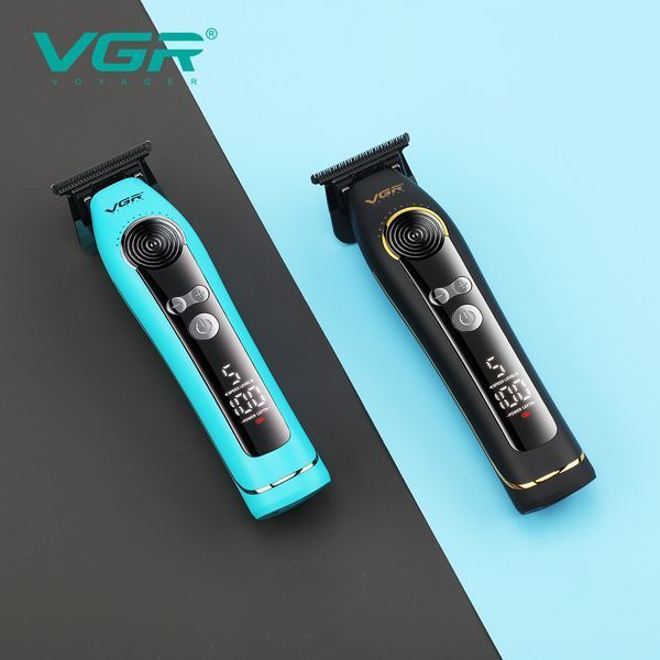 Тример для стрижки VGR V-299 Black, 4 насадки, 9000RPM, 2000 mAh, 5 рівнів швидкості, LED display 2994 фото