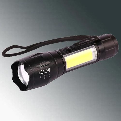 Фонарь ручной W601-XPE(red)+COB(white), Li-Ion аккумулятор, ЗУ microUSB, zoom 6011 фото