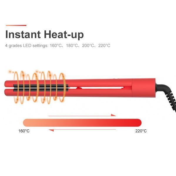 Выпрямитель для волос IPARAH P-103R RED, 4 режима, 160-220&deg;C, керамическое покрытие, 58W 1034 фото