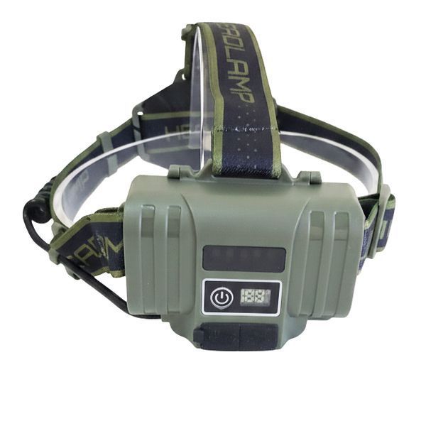 Фонарь налобный CT023-TG, Power Bank, 2x18650, ЗУ Type-C 02321 фото