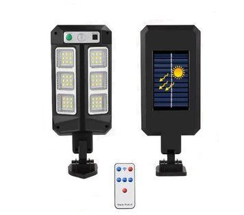Уличный светильник CB-Q6-6LED на солнечной батарее с датчиком движения, пульт ДУ 6002 фото