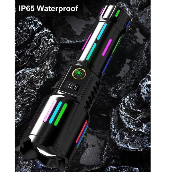 Фонарь night vision fluorescence W515-PM10-TG, индикация заряда, Power Bank, 1x26650, ЗУ Type-C, zoom 51511 фото