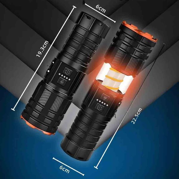 Фонарь ручной YEMAO YM-G521 TG 30W, 1x40700, Power Bank, ЗУ Type-C, zoom, функция лампы 11979 фото