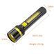 Ліхтар ручний 24094-WHITE LASER LED PM10-TG+COB(White+Red), Li-Ion акумулятор, ЗП Type-C, zoom 24094 фото 8