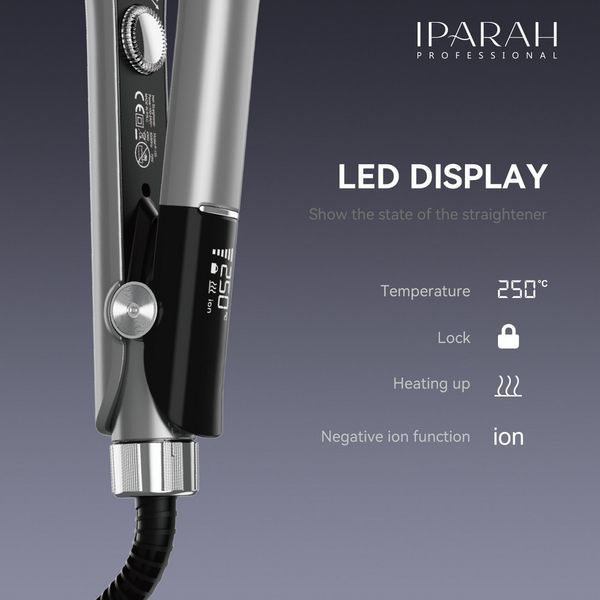 Выпрямитель для волос IPARAH P-130, 120-250&deg;C, керамическое покрытие, 70Вт 13012 фото