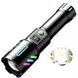 Ліхтар night vision fluorescence 1143-white laser led PM10-TG, 1x26650, Power Bank, ЗП Type-C, zoom 11430 фото 3