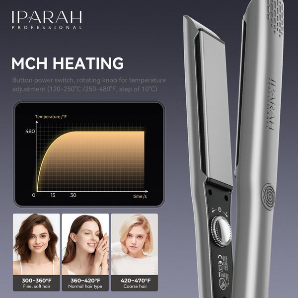 Випрямляч для волосся IPARAH P-131, 120-250&deg;C, керамічне покриття, LED display, 90W 13112 фото