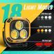 Ліхтар кемпінг W891-1-3COB(White+Yellow)+5SMD(Red), Power bank, 2x18650, ЗП Type-C, магніт, гачок 89113 фото 5