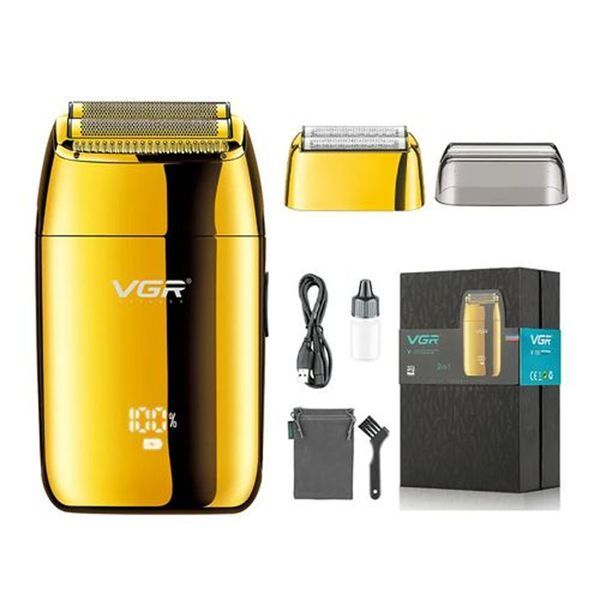 Електробритва VGR V-399, Waterproof, дод. леза, LED Display, metal 399 фото