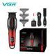 Тример VGR V-226 RED, 9000 RPM, 3 насадки, LED display 2263 фото 2