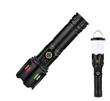 Ліхтар ручний COBA CB-G669LY-X, power bank, zoom, Type-C 69901 фото