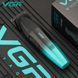 Триммер для стрижки VGR V-906 GREEN, 3 насадки, керамическое лезвие, TURBO режим, LED display 9063 фото 3