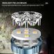 Фонарь ручно YEMAO YM-F555X 5P35+4LED(RED+BLUE), 1x18650/18500, ЗУ Type-C, магнит, зажим 12032 фото 6