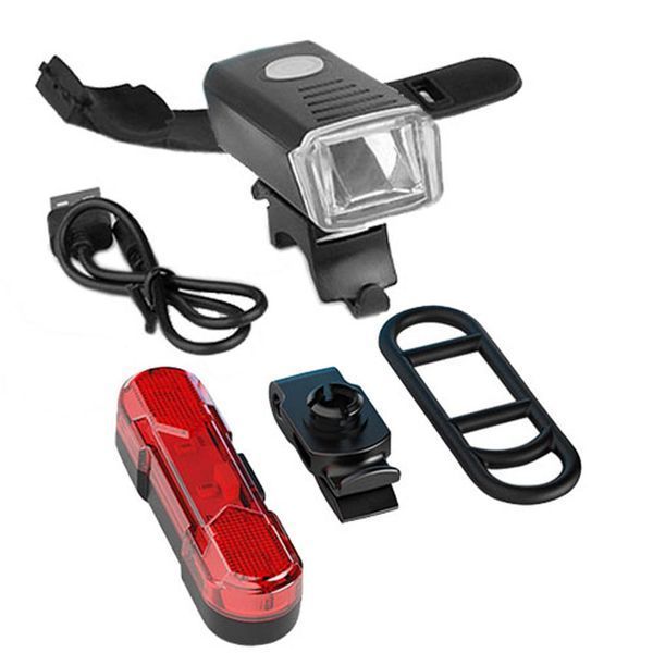 Велоліхтар BSK-HY027-XPG, STOP-5SMD(red), Li-Ion акумулятор, ЗП microUSB 0275 фото