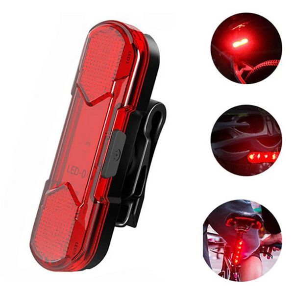 Велоліхтар BSK-HY027-XPG, STOP-5SMD(red), Li-Ion акумулятор, ЗП microUSB 0275 фото