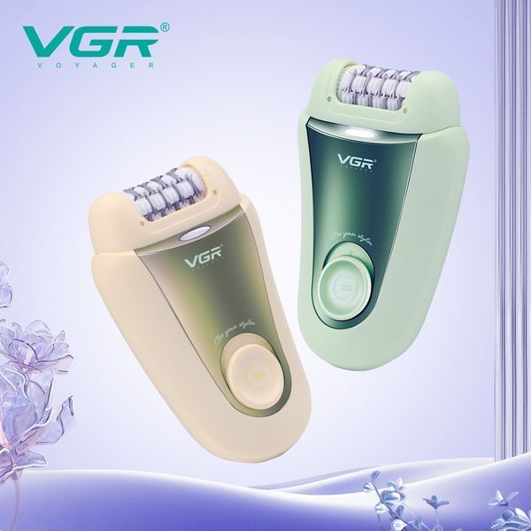 Эпилятор 2 в 1 VGR V-758, Green, 2 насадки 758 фото